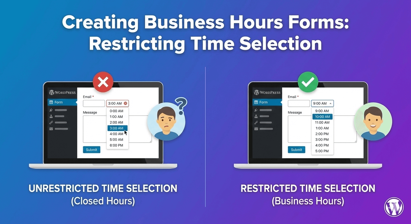 Creating Business Hours Forms