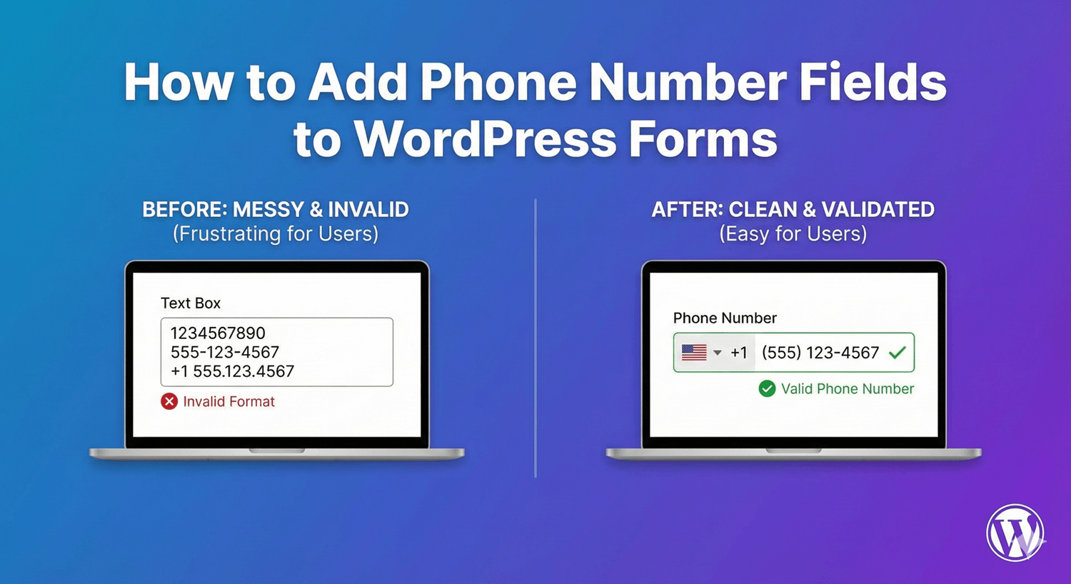 How to Add Phone Number Fields to WordPress Forms