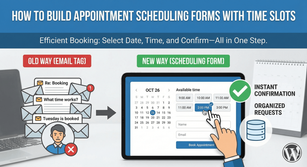 How to Build Appointment Scheduling Forms with Time Slots