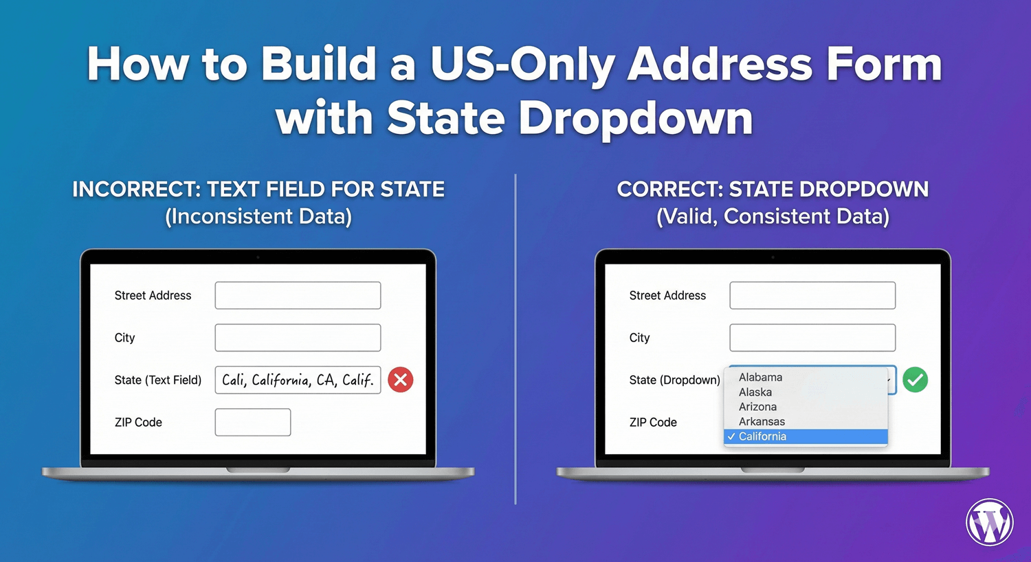 How to Build a US-Only Address Form